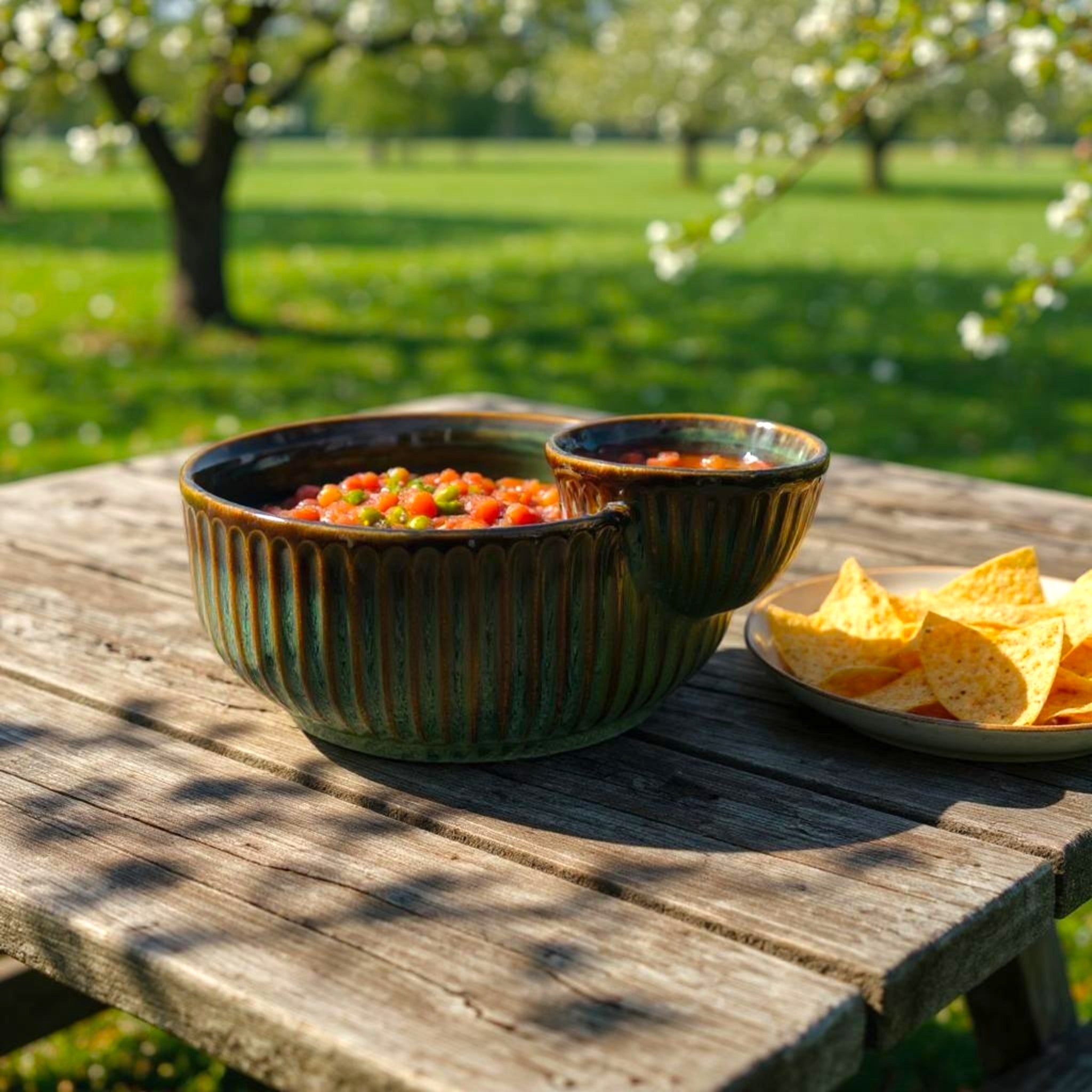 Forest Fresh Chip and Dip Bowl